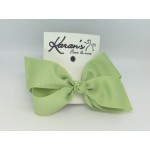 Green (Lime Juice) Grosgrain Bow - 4 Inch